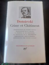 Dostoïevski crime châtiment d'occasion  Geneston