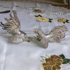 silver fighting cocks for sale  LONDON
