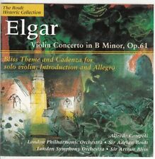 Elgar: Violin Concerto, Op.61/Bliss: Theme and Cadenza CD Fast Free UK Postage segunda mano  Embacar hacia Argentina