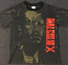 Used, Vtg 90s Malcolm X All Over Print Shirt L Black History Angela Davis Muhammad Ali for sale  Shipping to South Africa