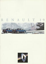 Brochure renault r19 usato  Roma