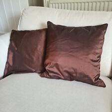 Pair silk cushion for sale  CREDITON