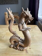 Wooden dragon sculpture for sale  PETERBOROUGH