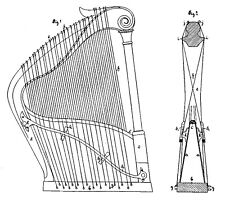 Alte harfe pedalharfe gebraucht kaufen  Strehlen