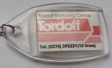 Vintage Retro Keyring Key Rin Plastic Clear Window Tordoff Motoring Centre Opel , used for sale  Shipping to South Africa