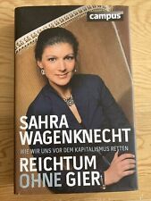 Sahra wagenknecht reichtum gebraucht kaufen  Leipzig