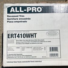 Caja de 12 deflectores All-Pro Halo Cooper Lighting ERT410WHT 4" blanco empotrado segunda mano  Embacar hacia Argentina
