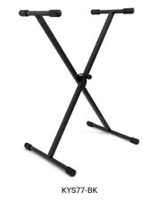 Tiger KYS77-BK Fully Adjustable Single Braced Folding X Frame Keyboard Stand for sale  Shipping to South Africa