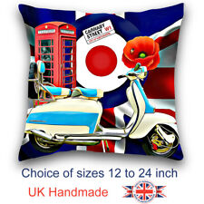 Scooter art cushion for sale  WISBECH