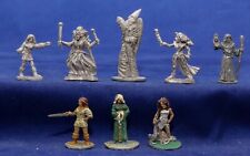 8 personagens de metal miniatura Ral Partha Player TSR LOTR D&D com pintura 1976-87 comprar usado  Enviando para Brazil