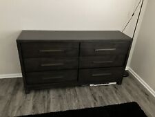 grey wood 6 drawer dresser for sale  Englewood