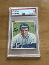 1934 Goudey #21 Bill Terry PSA 1 HOF New York Giants  for sale  Shipping to South Africa