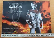 1996 Michael Jackson King of Pop HIStory World Tour A4 Cartaz Cartaz Original comprar usado  Enviando para Brazil