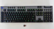 Logitech G915 CLICKY LIGHTSPEED Wireless RGB jogos mecânicos com receptor USB comprar usado  Enviando para Brazil