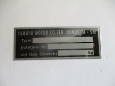 Nameplate yamaha motorcycle for sale  Shipping to Ireland