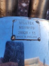 Milltek exhaust back for sale  GILLINGHAM