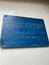 Mini cars sign for sale  KIDDERMINSTER