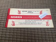 Morris maintenance service for sale  HOCKLEY