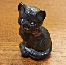 Manor Ware Black Cat Figure Vintage 80s 3cm Figurine Vintage/ Retro, used for sale  Shipping to South Africa