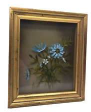 Edmond J. Nogar Original Dimensional Oil Painting On Plate Glass Art ASTERS Vtg for sale  Shipping to South Africa