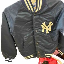 Chaqueta de Colección Pyramid New York Yankees MLB Béisbol Satén Bombardero Talla Juvenil Mediana, usado segunda mano  Embacar hacia Mexico