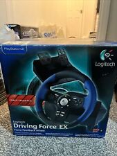 Logitech Driving Force EX Steering Wheel PS2 Force Feedback (Power Lead Missing), used for sale  Shipping to South Africa