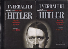 Libro verbali hitler usato  Italia