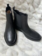 Botas Pull-on Chelsea Talla 8.5 Cuero Negras BA557 segunda mano  Embacar hacia Mexico