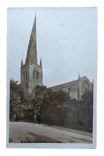 Chesterfield church postcard for sale  UK