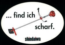 Werbe aufkleber shindaiwa gebraucht kaufen  Deutschland