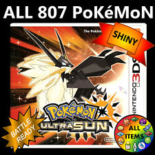 Pokemon Ultra Sun Moon All 807 Shiny Battle Ready Nintendo 3DS comprar usado  Enviando para Brazil