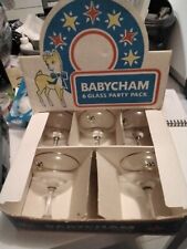 Babycham glasses set for sale  READING