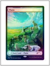 1x Plains, 1513, Full Art Foil Land, Cats and Dogs Secret Lair, Magic MTG NM, used for sale  Shipping to South Africa