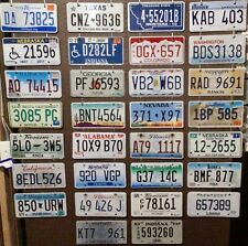 License plate lot for sale  Shipping to Ireland