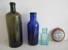 Antique glass bottles for sale  PETERBOROUGH