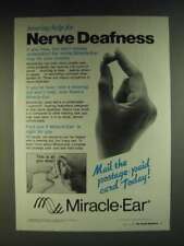 1985 anuncio de audífonos Miracle-Ear - audífonos para sordera nerviosa segunda mano  Embacar hacia Argentina