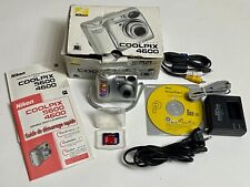 NIKON COOLPIX 4600 Camera + Box + Charger + 1SD + Notice + CD + Cords, used for sale  Shipping to South Africa