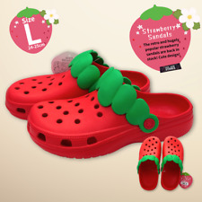 Strawberry sandals slippers for sale  Shipping to Ireland