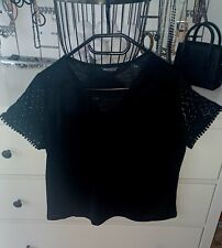 Shirt damen schwarz gebraucht kaufen  Karlsbad