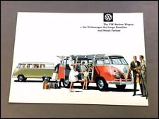 1960 VW Volkswagen Station Wagon Bus Van Camper Vintage Sales Brochure Catalog for sale  Shipping to United Kingdom