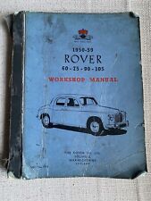 Rover workshop manual for sale  HEATHFIELD