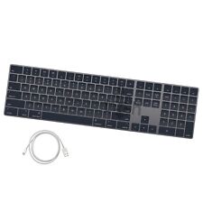 APPLE MAGIC KEYBOARD w/ NUMERIC KEYPAD (SPACE GRAY) + LIGHTNING CABLE - A1843 for sale  Shipping to South Africa