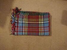 Tartan wool blanket for sale  TELFORD