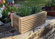 Used, Medium Wooden Garden/Window Box Decking Planter 45cm For Plants and Herbs for sale  Shipping to South Africa