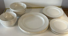 Melamine Set Plates Bowls Set 20 piece Solid light colored Melamine Plates for sale  Shipping to South Africa