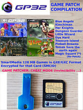 GP32 Gamepark Games,  SM 128 MB, Cheat Patch + USB Key HUGE SW collection comprar usado  Enviando para Brazil