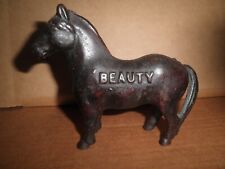 Great old original cast iron "Beauty"  Horse still bank, Arcade 1910 - 1932 for sale  Shipping to South Africa
