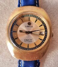 Lanco club 77 automatic watch Cal. 2481 for sale  Shipping to South Africa