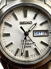 Seiko sapphire titanium for sale  UK