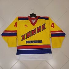 BOCKPECEHCK Dynamo Russian Hockey Jersey #4 Men SZ 48 XL Yellow for sale  Boca Raton